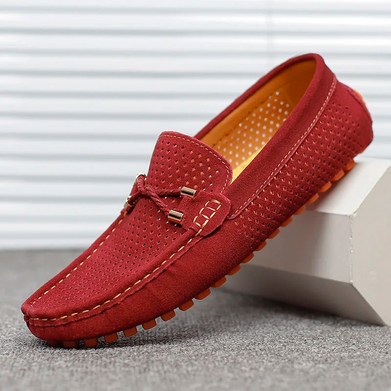 Men's Perforated Moccasins - Elena Harper