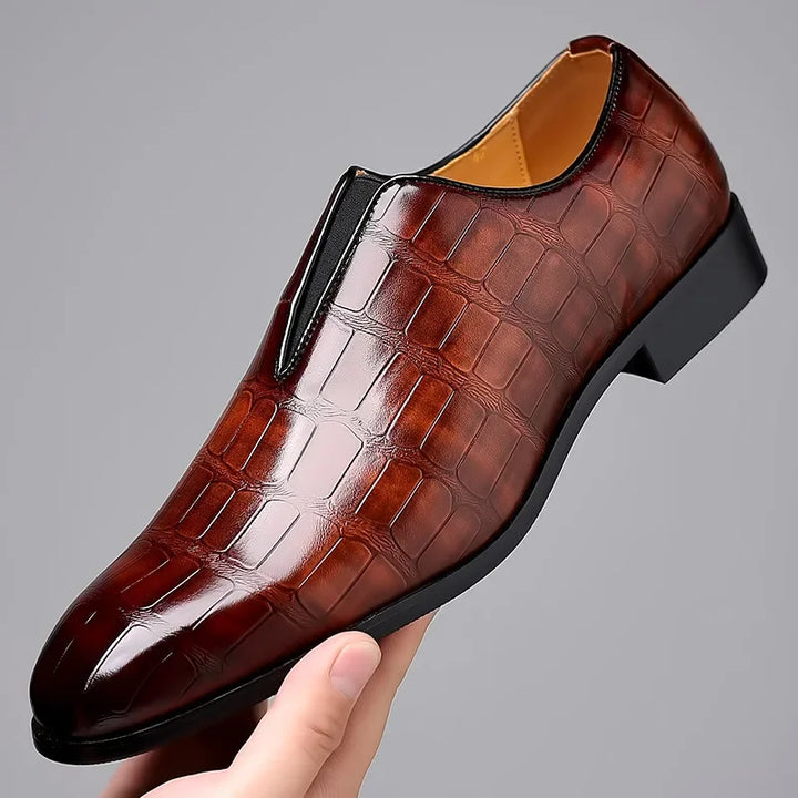 Textured men's loafers
