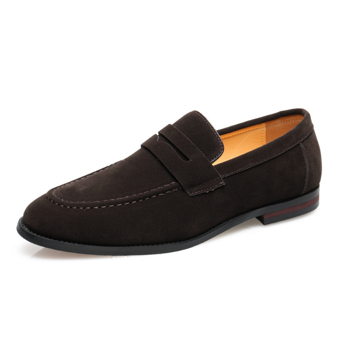 Men's Penny Loafers with Low Sole - Elena Harper