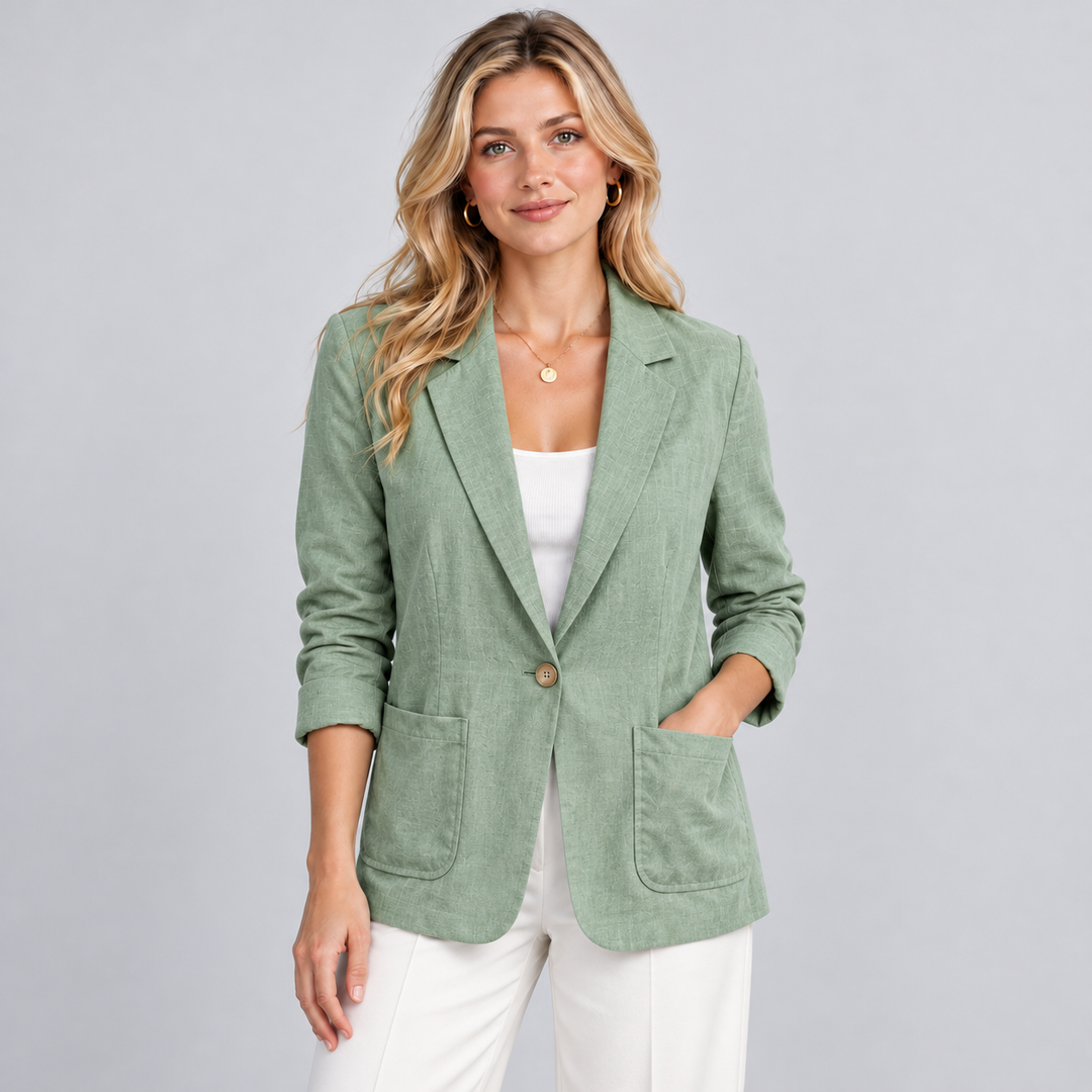 Women's Blazer Montarello, Lightweight, Three-Quarter Sleeves