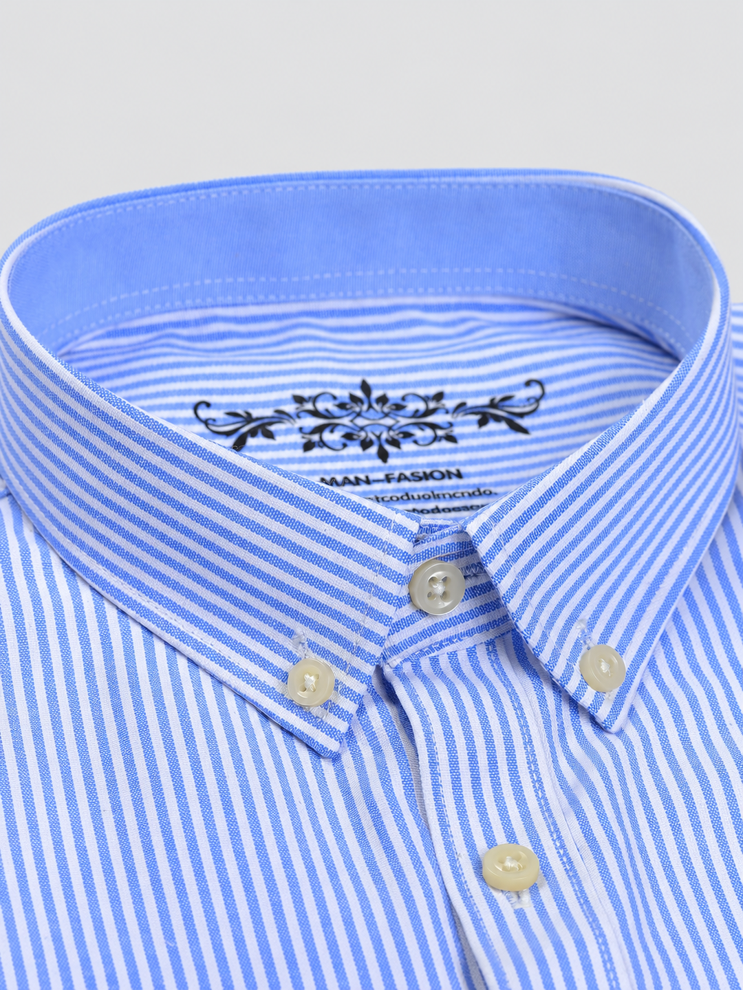 Montarello Men's Long Sleeve Cotton Oxford Shirt