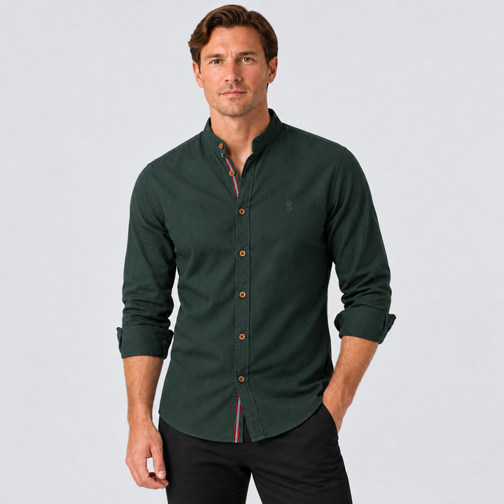 Men's Long Sleeve Collared Shirt Montarello