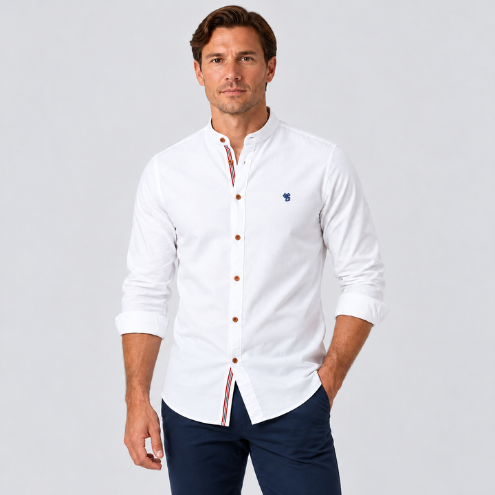 Men's Long Sleeve Collared Shirt Montarello