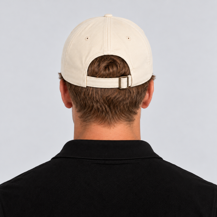 Montarello Men's Baseball Cap Twill Curved Peak Contrast Brim