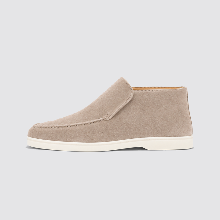 Montarello Men's Ankle Boots, Suede Look, Slip-On
