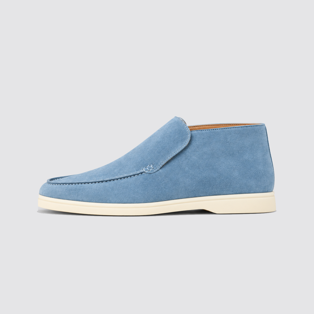 Montarello Men's Ankle Boots, Suede Look, Slip-On