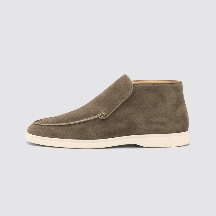 Montarello Men's Ankle Boots, Suede Look, Slip-On