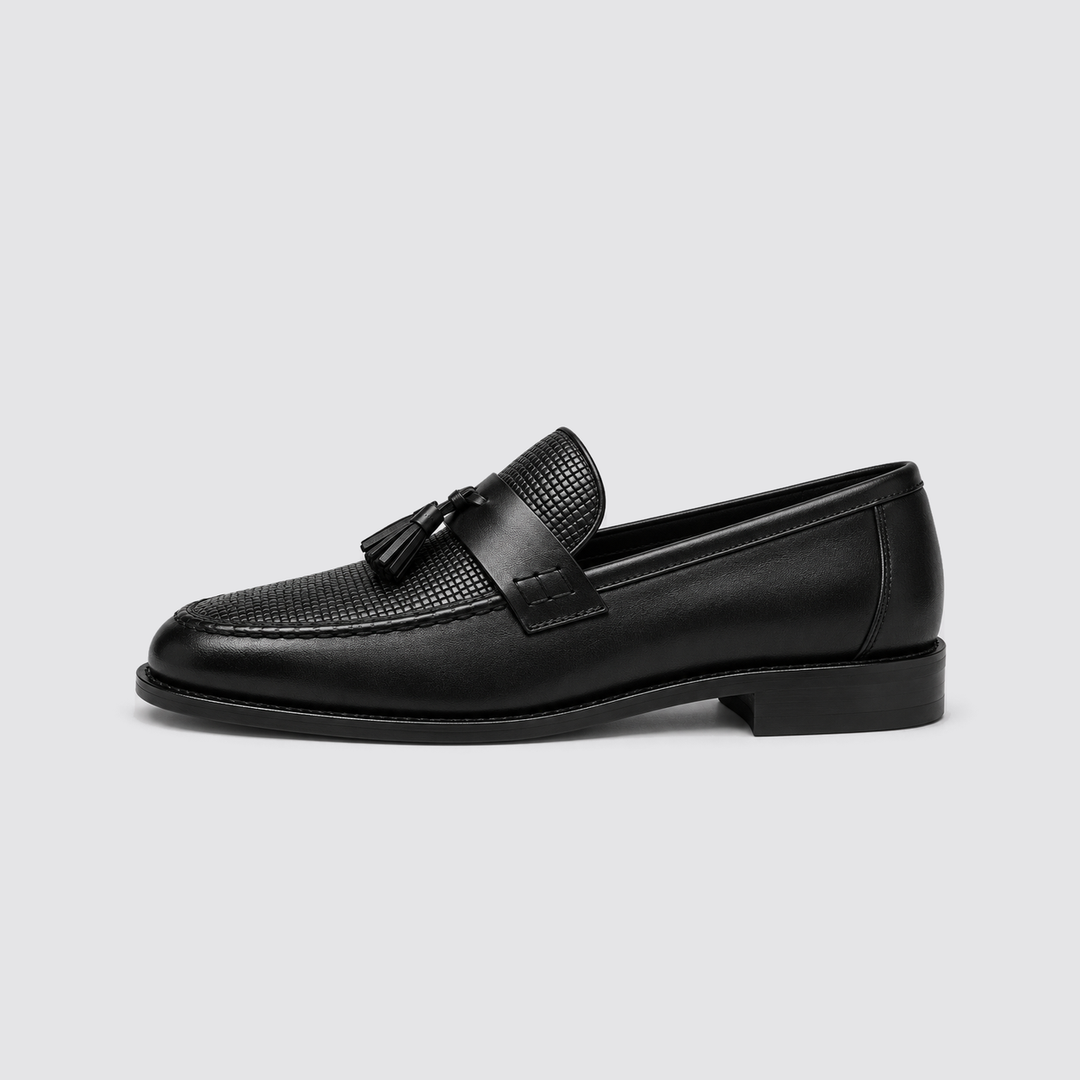 Men's Slip-On Moccasins Montarello Woven with Tassels