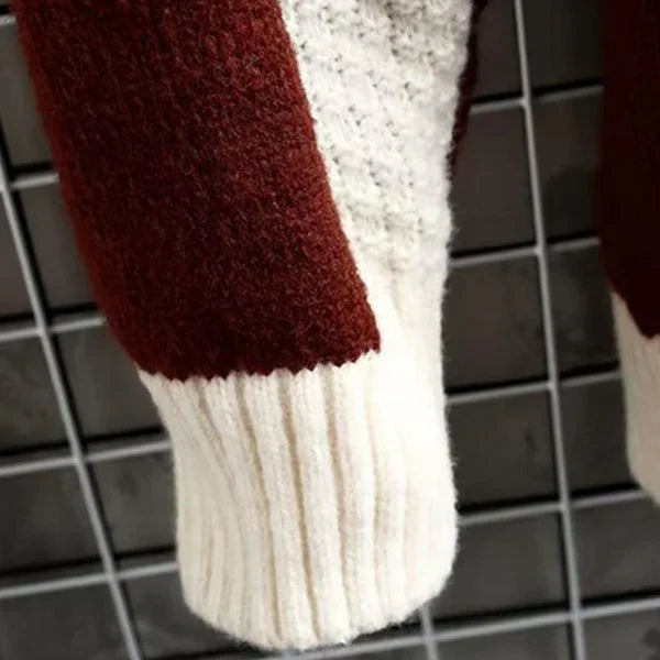 Alice™ - Elegant Patchwork Sweater