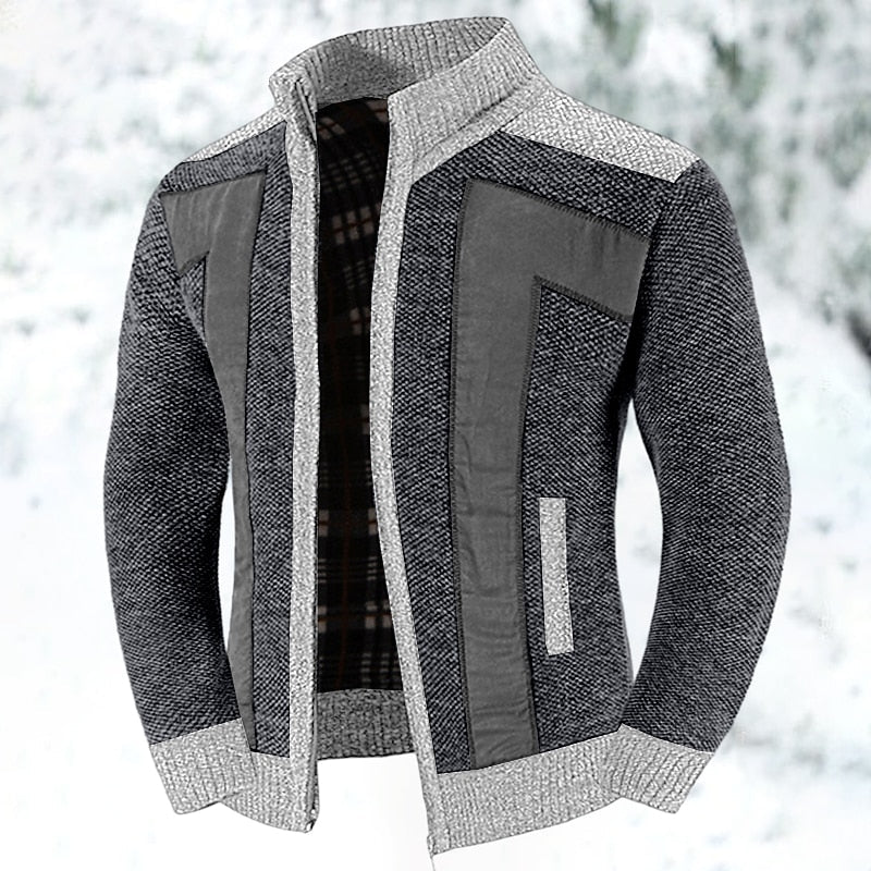 Bryson | Textured Zip Cardigan