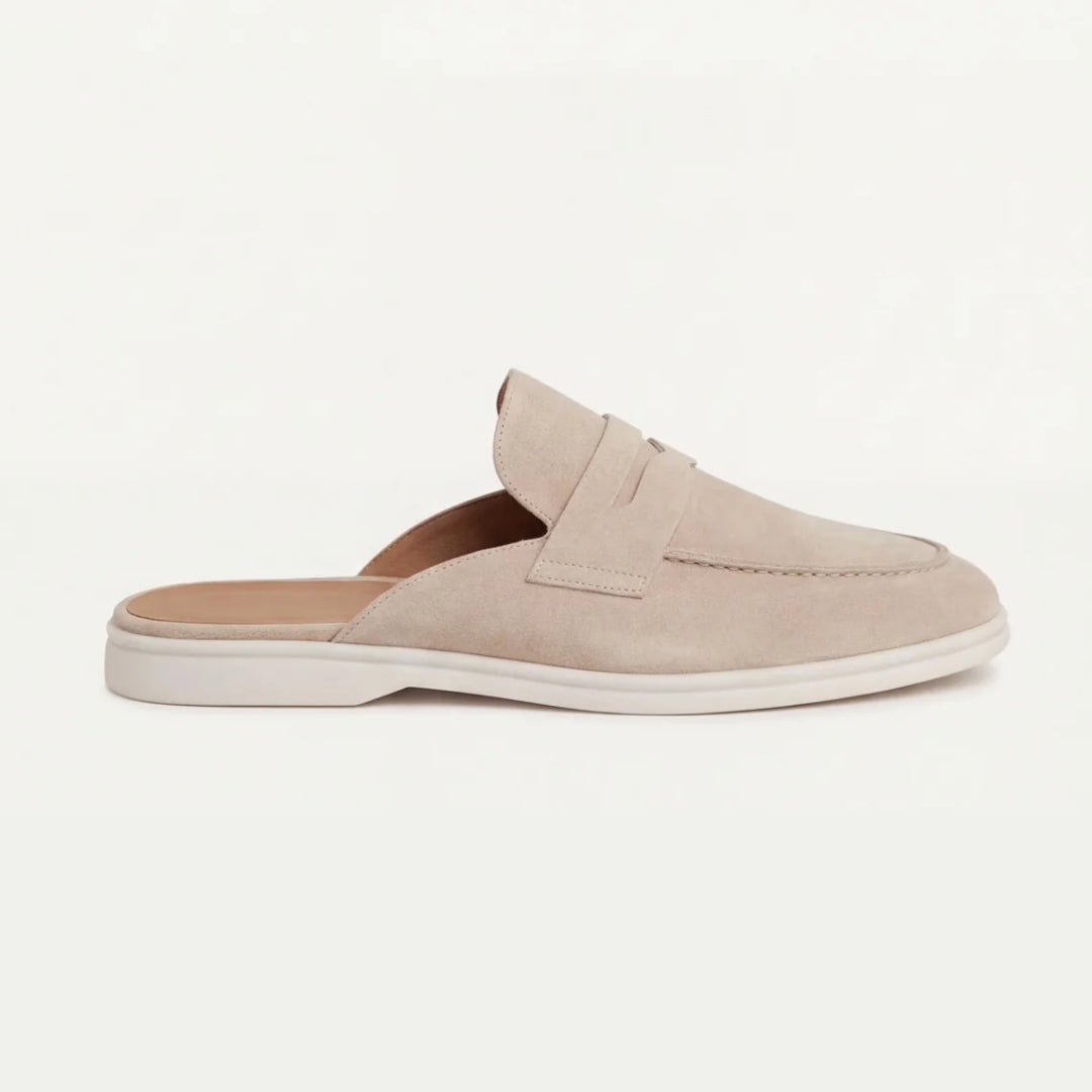 Men's Mules with Strap - Elena Harper
