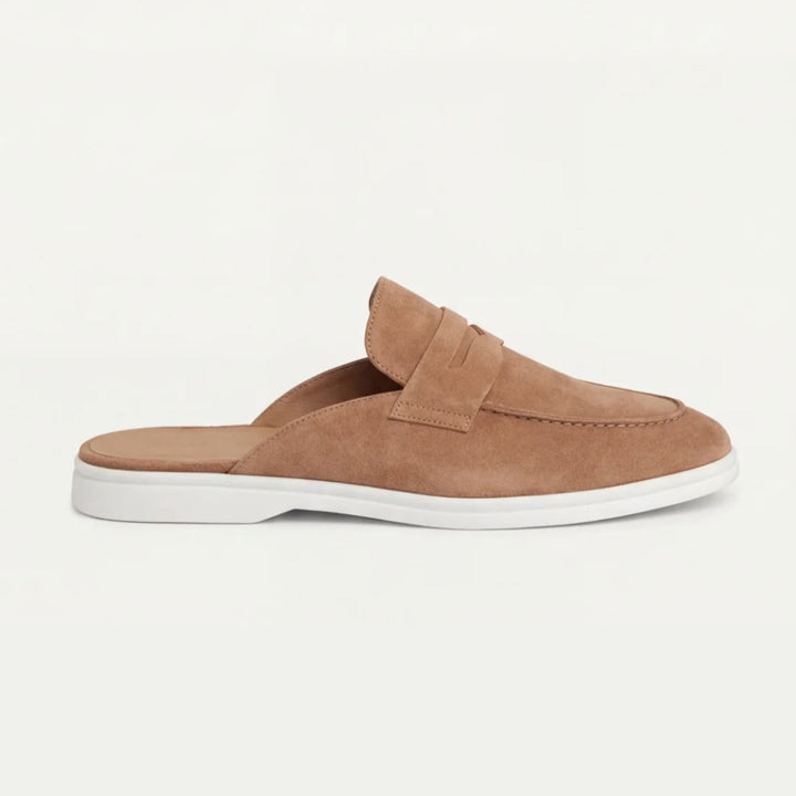 Men's Mules with Strap - Elena Harper