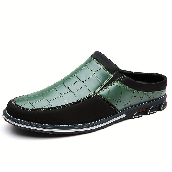 Men's Checkered Mules