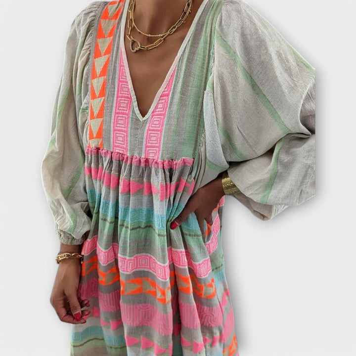 Giselora Comfortable Summer Dress - Elena Harper