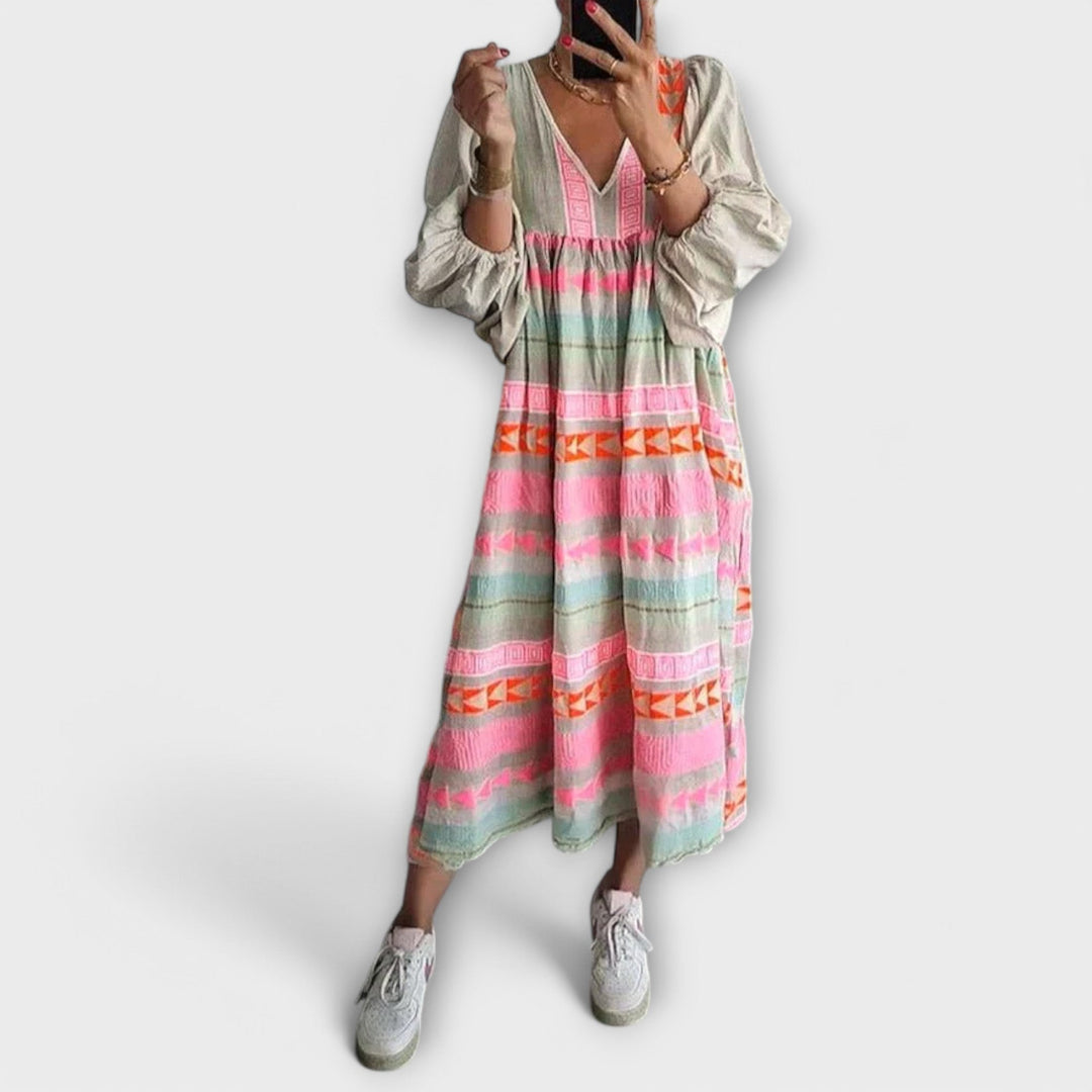 Giselora Comfortable Summer Dress - Elena Harper