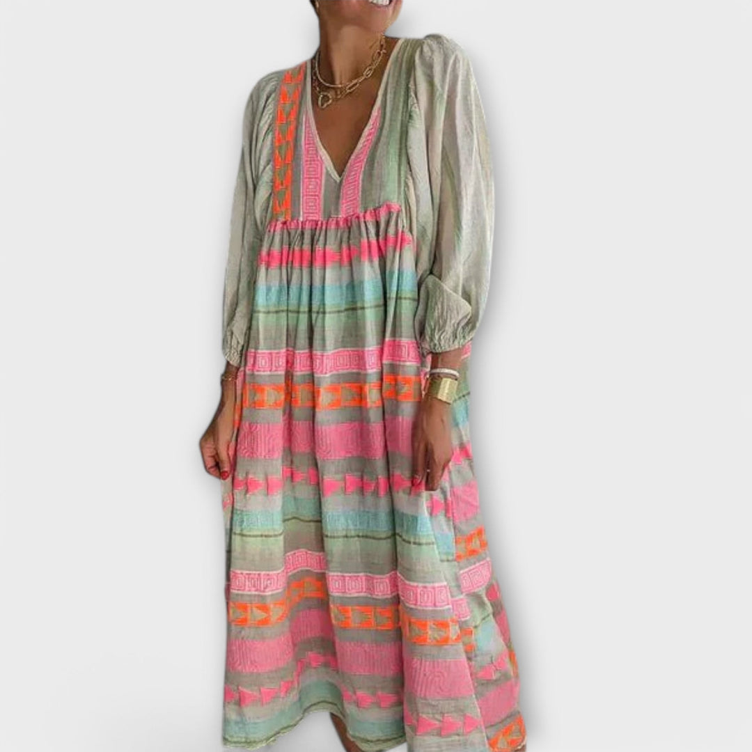 Giselora Comfortable Summer Dress - Elena Harper