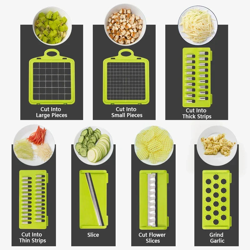 Multifunctional Kitchen Vegetable Chopper with Grater
