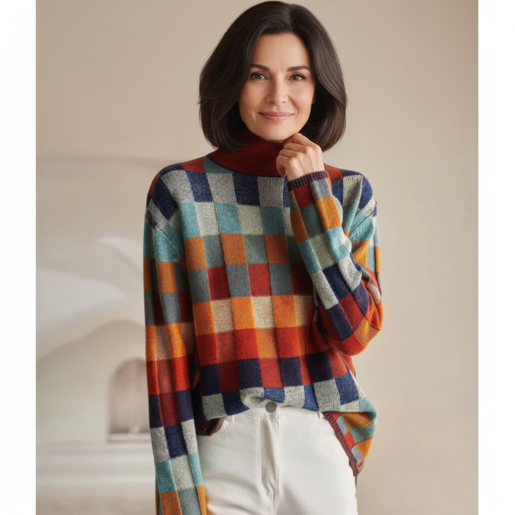 Eva Turtleneck Sweater - Elena Harper