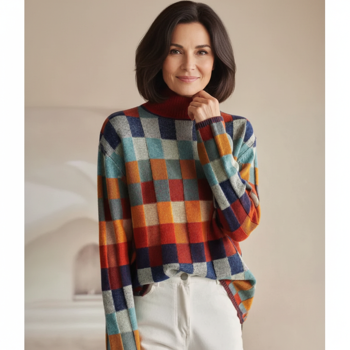 Eva Turtleneck Sweater - Elena Harper