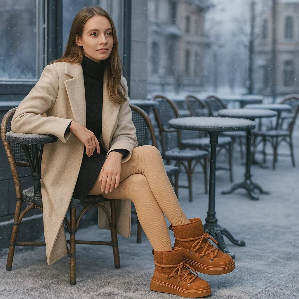 Padded boots with platform sole - Melvine