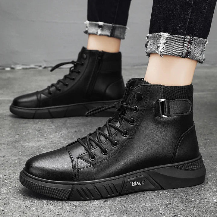 Quentin - Leather Lace-Up Boot