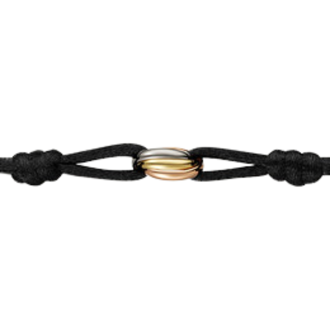 Golden trifecta bracelet, view 3 - Elena Harper