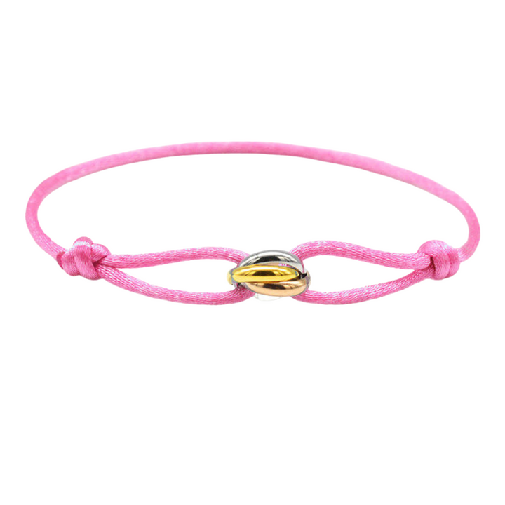 Golden trifecta bracelet, view 5 - Elena Harper