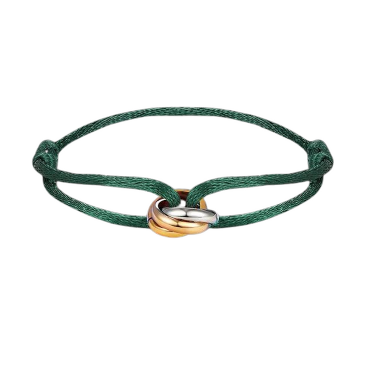 Golden trifecta bracelet, view 7 - Elena Harper