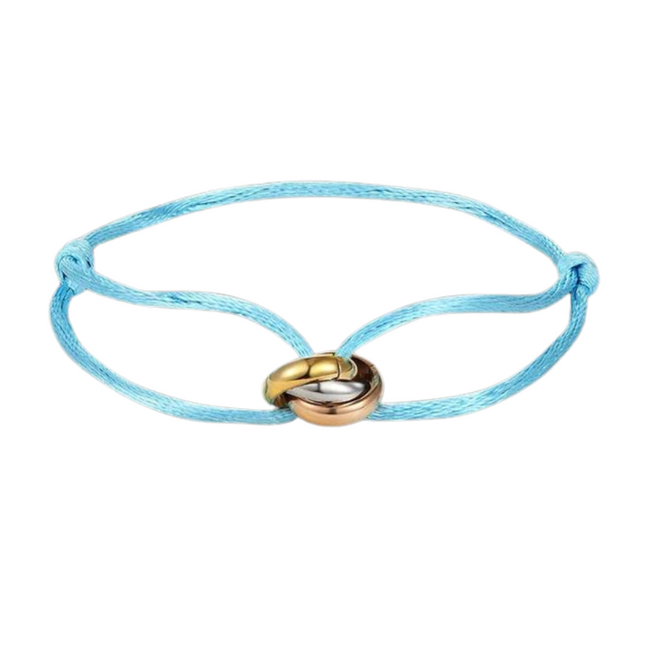 Golden trifecta bracelet, view 8 - Elena Harper
