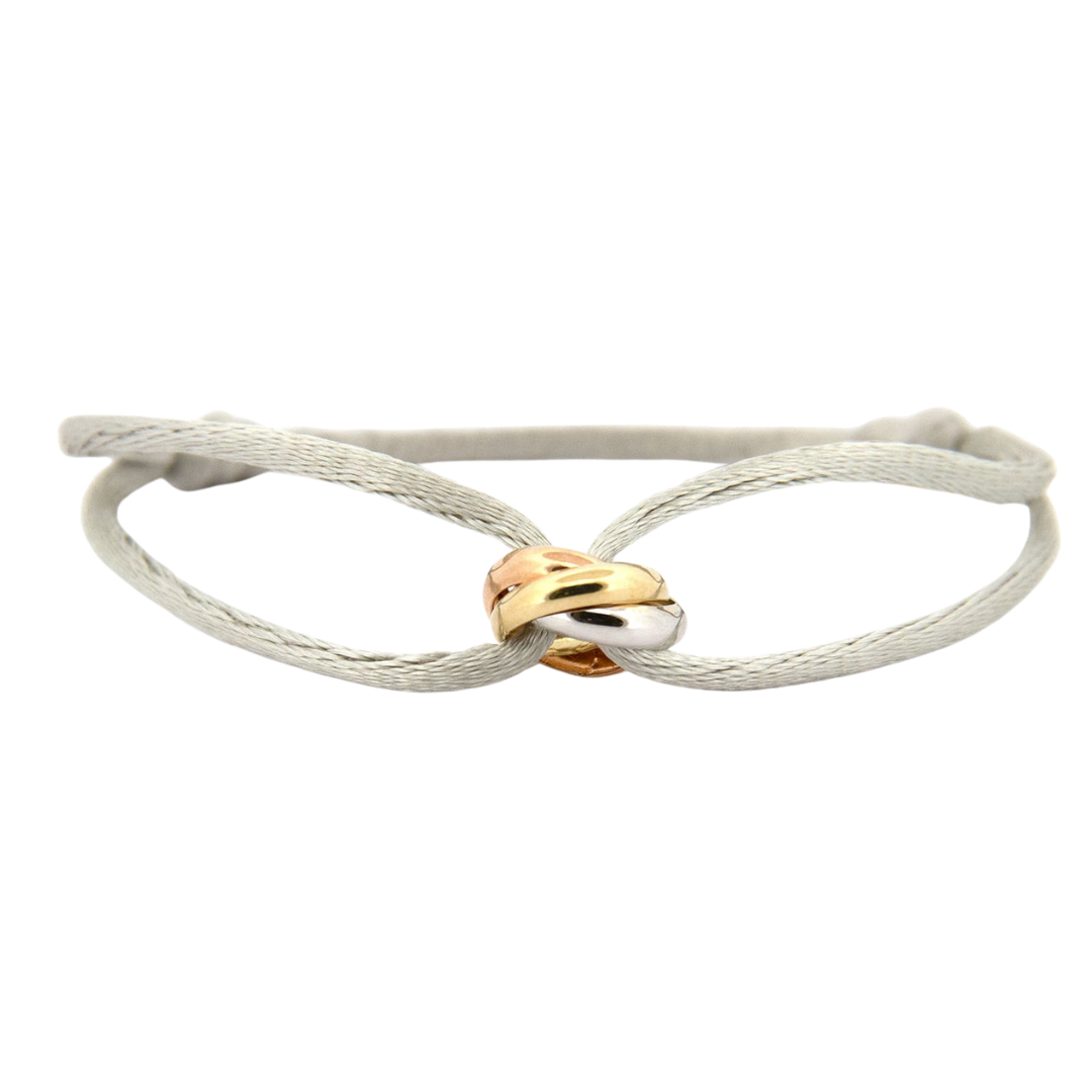 Golden trifecta bracelet, view 9 - Elena Harper