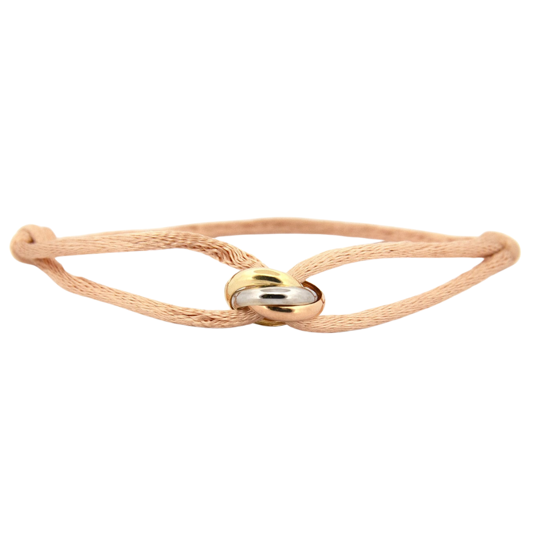 Golden trifecta bracelet, view 6 - Elena Harper