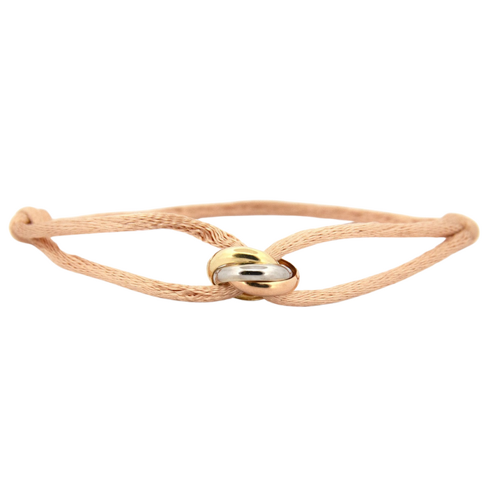 Golden trifecta bracelet, view 6 - Elena Harper