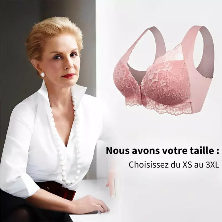 (PACK OF 3) Wireless Shaping Bra with Front Closure - Elena Harper