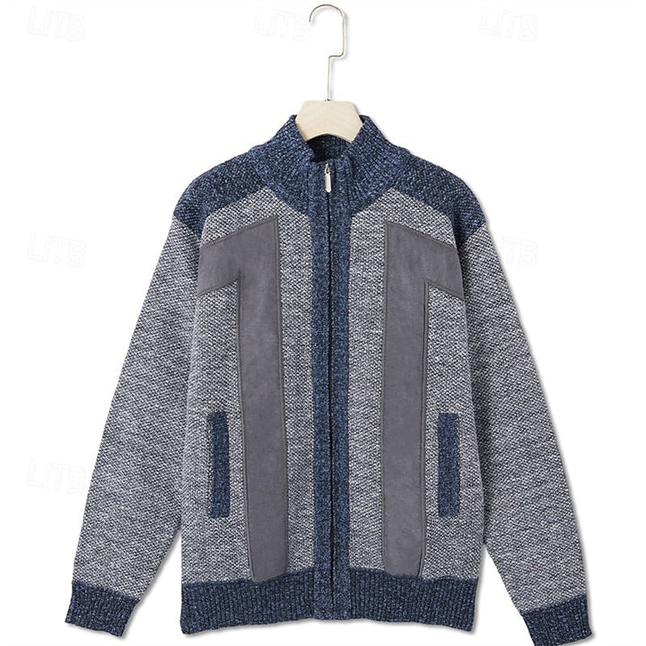 Bryson | Textured Zip Cardigan