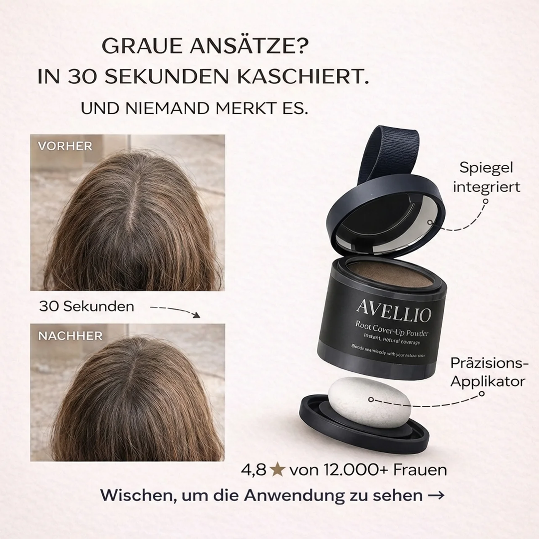 Avellio™ – Instant Root & Gray Hair Coverage
