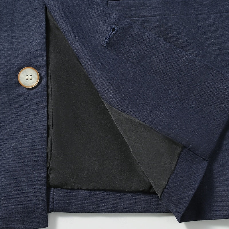 Edmund Men's Stand-Collar Button Jacket in Four Clean Shades - Elena Harper