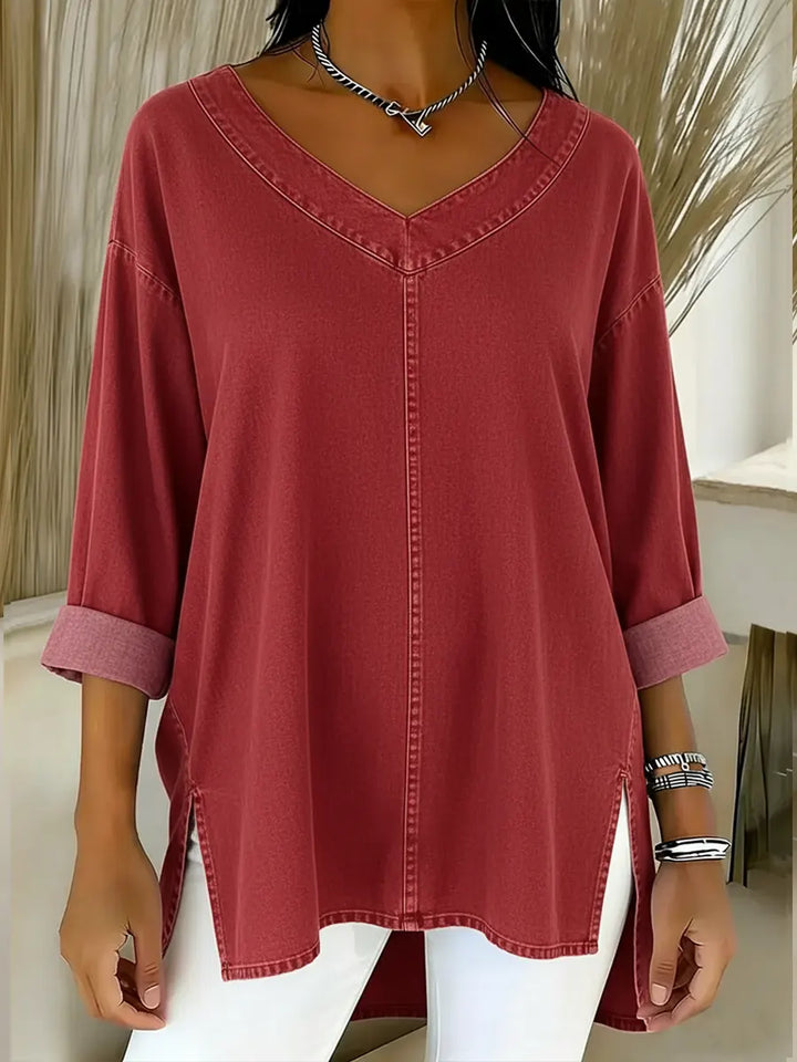 Women's Timeless Denim Shirt - Effortless Style
