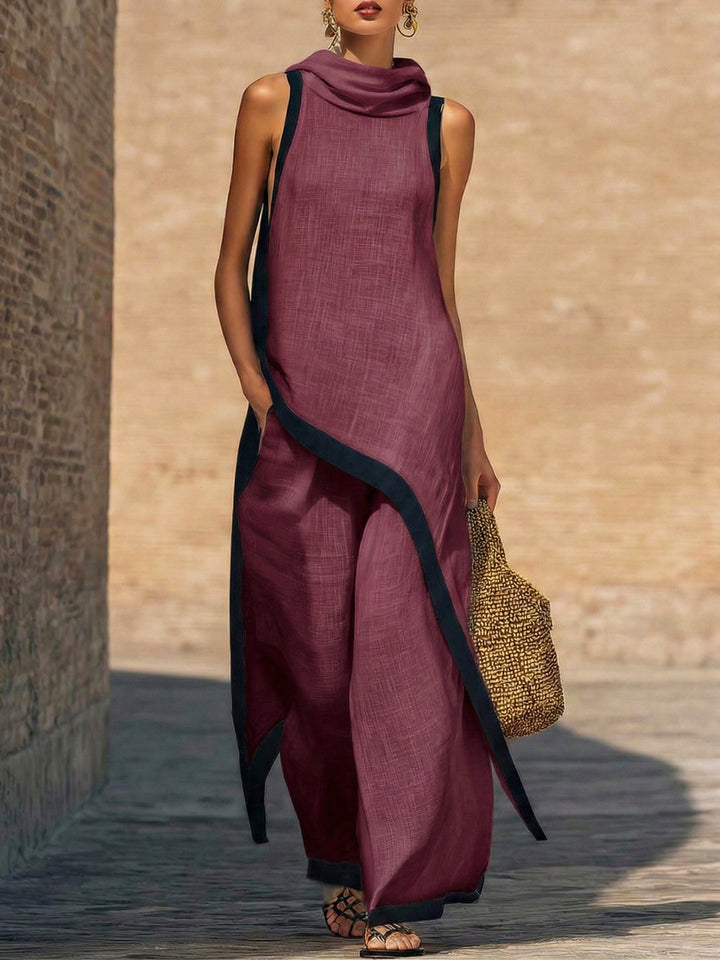 Maren™ | Elegant Two-Piece Set with Cut