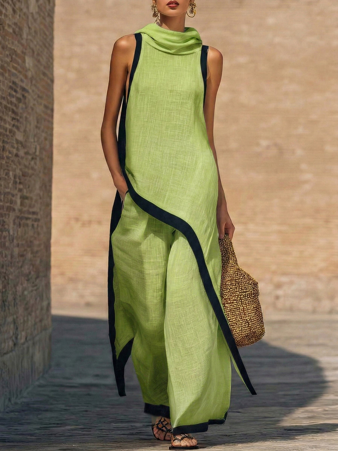 Maren™ | Elegant Two-Piece Set with Cut