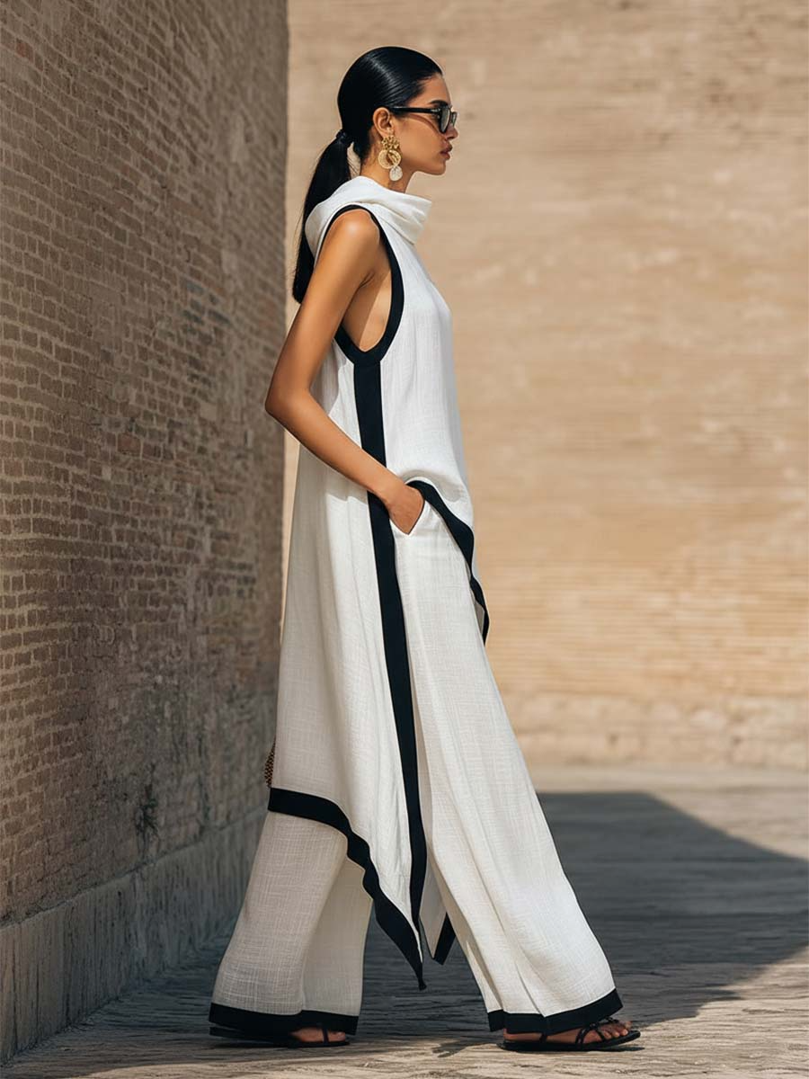 Maren™ | Elegant Two-Piece Set with Cut
