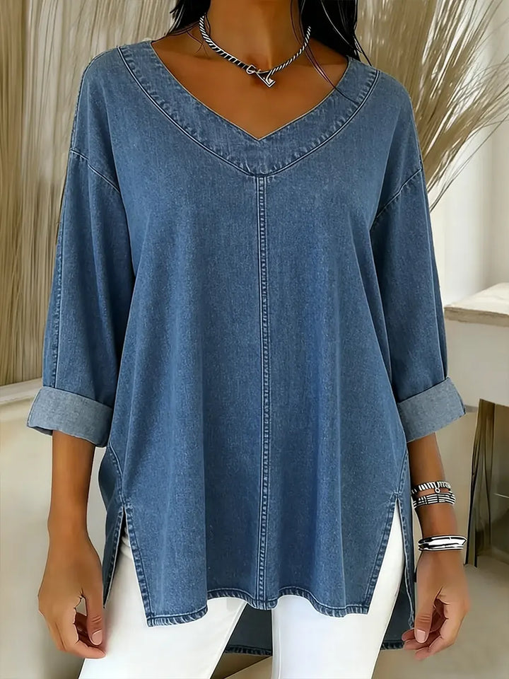 Women's Timeless Denim Shirt - Effortless Style