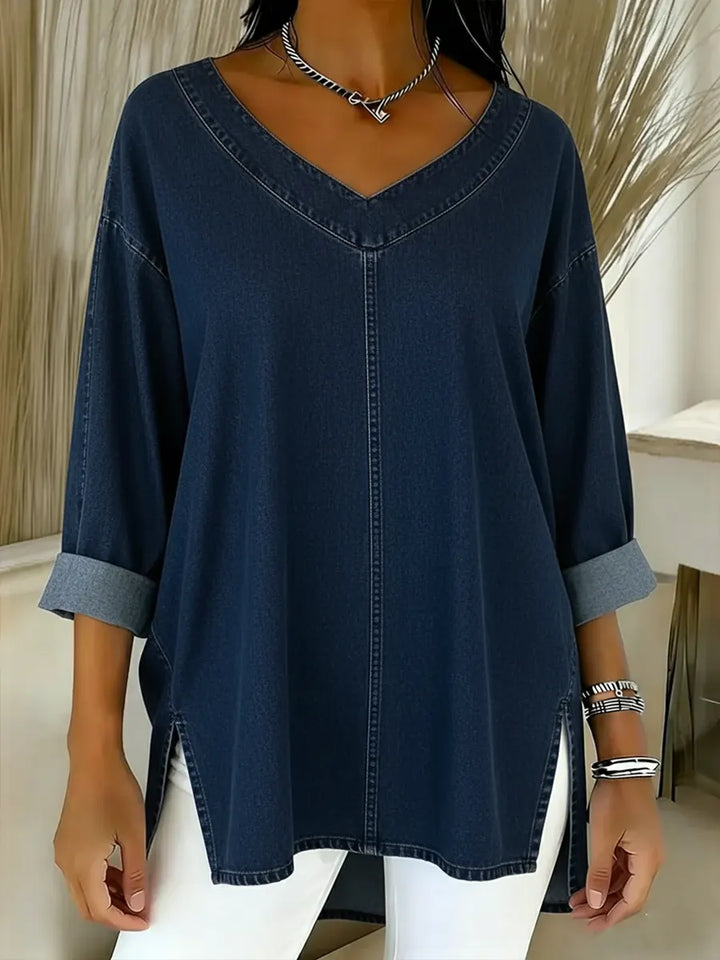 Women's Timeless Denim Shirt - Effortless Style