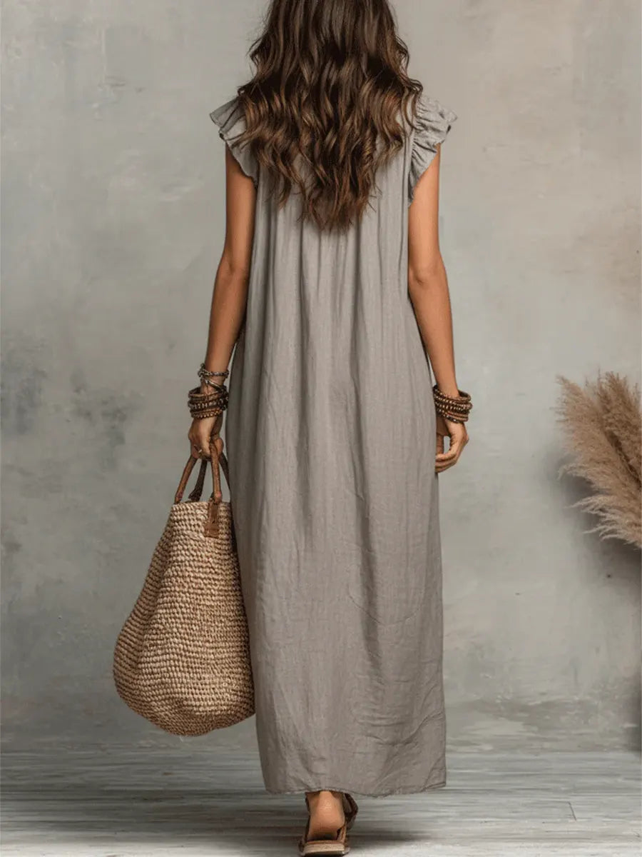 Camellia Bohemian Maxi Dress - Elena Harper