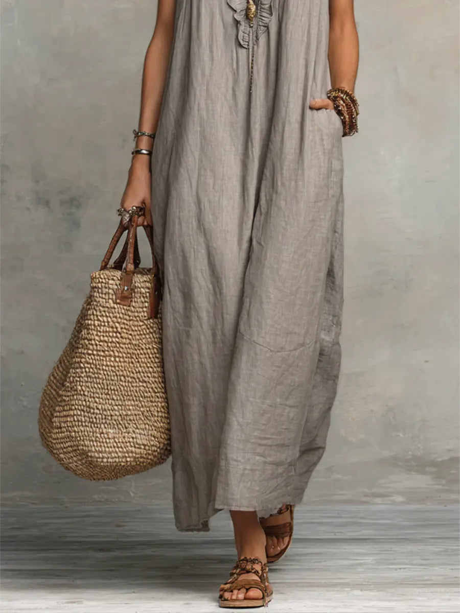 Camellia Bohemian Maxi Dress - Elena Harper