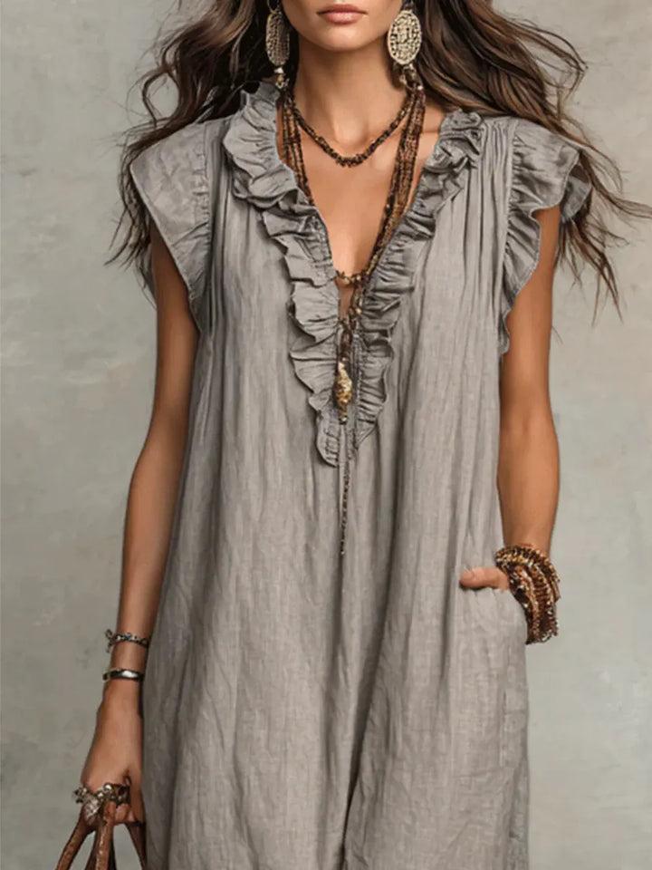 Camellia Bohemian Maxi Dress - Elena Harper