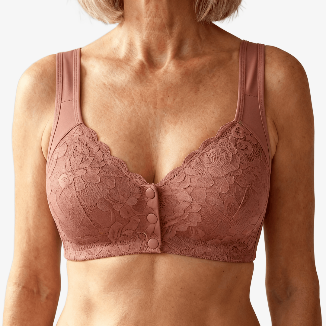 Daintybra Easy Snap Bra for All Day Comfort - Elena Harper