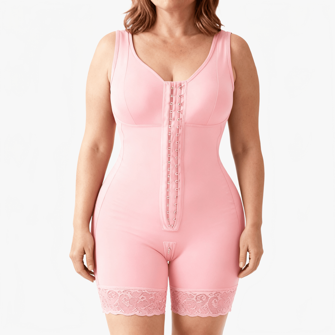 Curvella Full Body Shaper Bodysuit with Built In Bra - Elena Harper