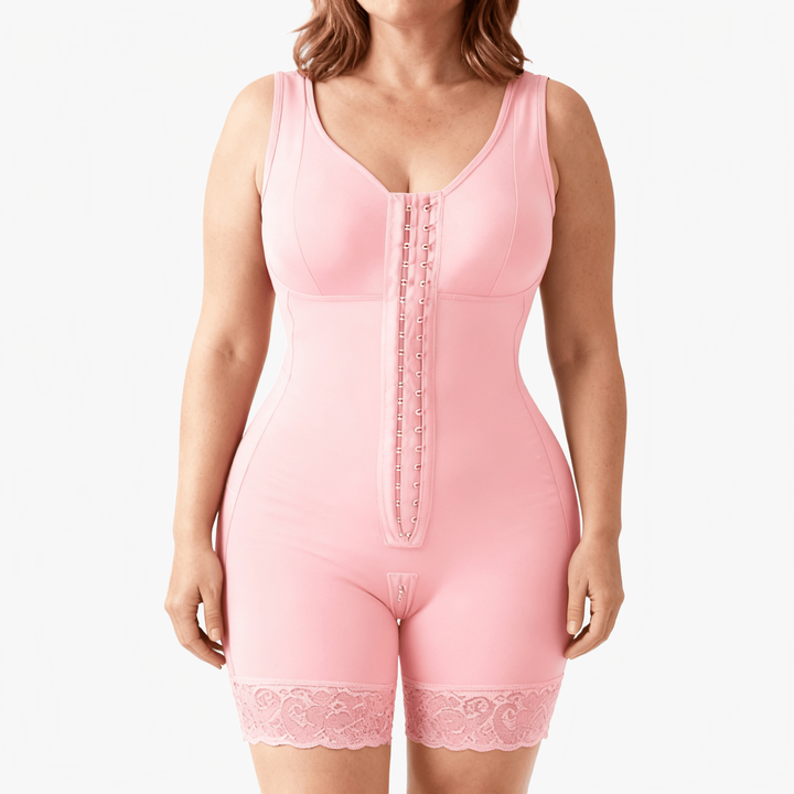 Curvella Full Body Shaper Bodysuit with Built In Bra - Elena Harper