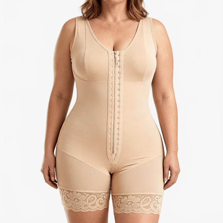 Curvella Full Body Shaper Bodysuit with Built In Bra - Elena Harper
