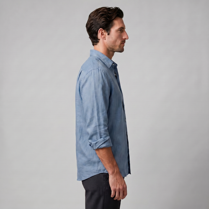 Men's Oversized Long Sleeve Casual Shirt